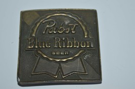 Vintage *Pabst Blue Ribbon Beer* Imo BB-3 Rare Brass Belt Buckle 2.75&#39;&#39; - £44.84 GBP