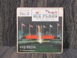 Vintage Six Flags Over Texas Dallas Ft Worth View-Master Reels Packet A412 A413 - £22.94 GBP