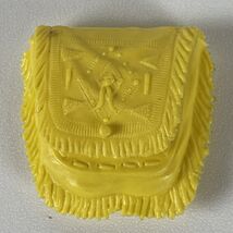 Vintage Marx Johnny West Series Chief Cherokee Yellow Saddlebag - $11.39