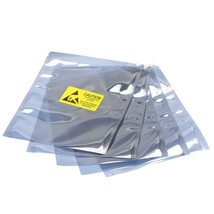Anti Static Bags Shielding Bag 25Pcs 6.3X9Inch(16X23Cm) Open Top With Labels For - £12.54 GBP