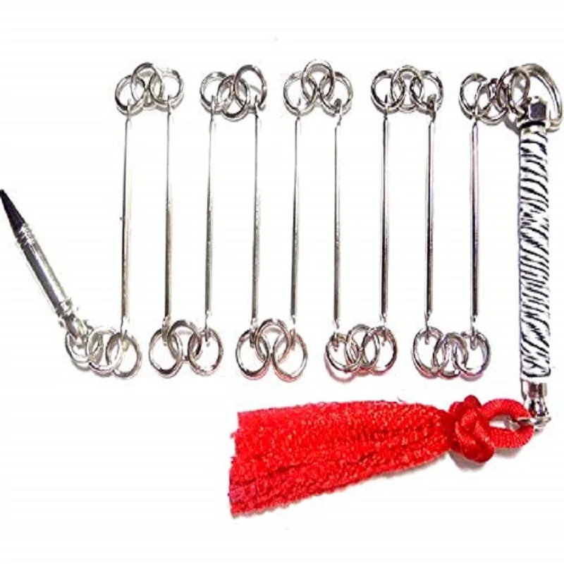 Outdoor Safety Kit Survival Tool Nine Knot Chain Nine Section Whip - £27.38 GBP