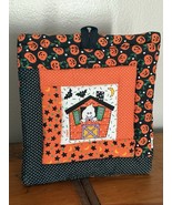 NEW VTG B&amp;D Patchwork Halloween Potholders Spooky Ghost Haunted House  2... - $512.21 MXN