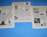 Pickin&#39; Magazine Christmas Buying Guide 4 Pages Clipping Vintage Decembe... - $14.99
