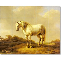 Eugene Verboeckhoven Horses Painting Ceramic Tile Mural BTZ23240 - £156.62 GBP+