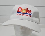 Dole Hawaii Hat White Adjustable Fahrenheit Pineapple Fruit Headwear Vtg - £39.30 GBP