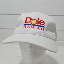 Dole Hawaii Hat White Adjustable Fahrenheit Pineapple Fruit Headwear Vtg - £39.52 GBP