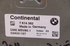2011 BMW 328i 528i N52 3.0 AT DME ECU CAS3 Key Immobilizer Ignition Set 7614362 image 3