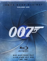 James Bond Coll. Vol.1 (blu-ray)*NEW* Die Another Day, Live &amp; Let Die, Dr No Oop - £17.39 GBP