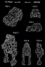 1988 - Brawn - Mini Vehicles - G1 Transformers - Robot - Patent Art Poster - £7.98 GBP