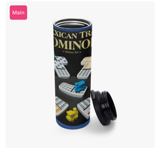 DOMINOES TRAIN Tumbler / 17oz Stainless Tumbler - $616.90 MXN