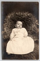 RPPC Sweet Baby Sue Poaed On Furry Wool Blanket Postcard Q25 - £6.25 GBP