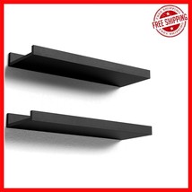 Effortless Installation Black Floating Shelves - Display Your Favorite I... - $31.03
