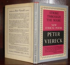 Peter Viereck Strike Through The Mask! New Lyrical Poems 1st Edition 1st Printi - £43.72 GBP