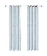 Anyhouz 150cm Curtains Blue Modern Luxury Ret... - $61.90