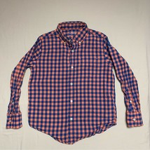 CrewCuts Orange Plaid Button Down Boys 8  Western Shirt Top Fall Summer ... - $13.86