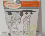 Fun Stampers Journey Rubber Stamps &quot;Bethlehem Journey&quot; SS-0382 SET OF 6 ... - £8.22 GBP