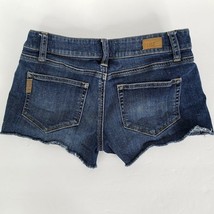 Paige Shorts Adult  24 Catalina Blue Jean Distressed Cut Off Hem Booty W... - £7.72 GBP