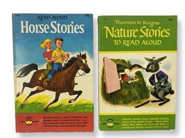 VINTAGE CHILDREN&#39;S BOOKS NATURE STORIES + WONDER READ ALOUD HORSE STORIES - £9.26 GBP