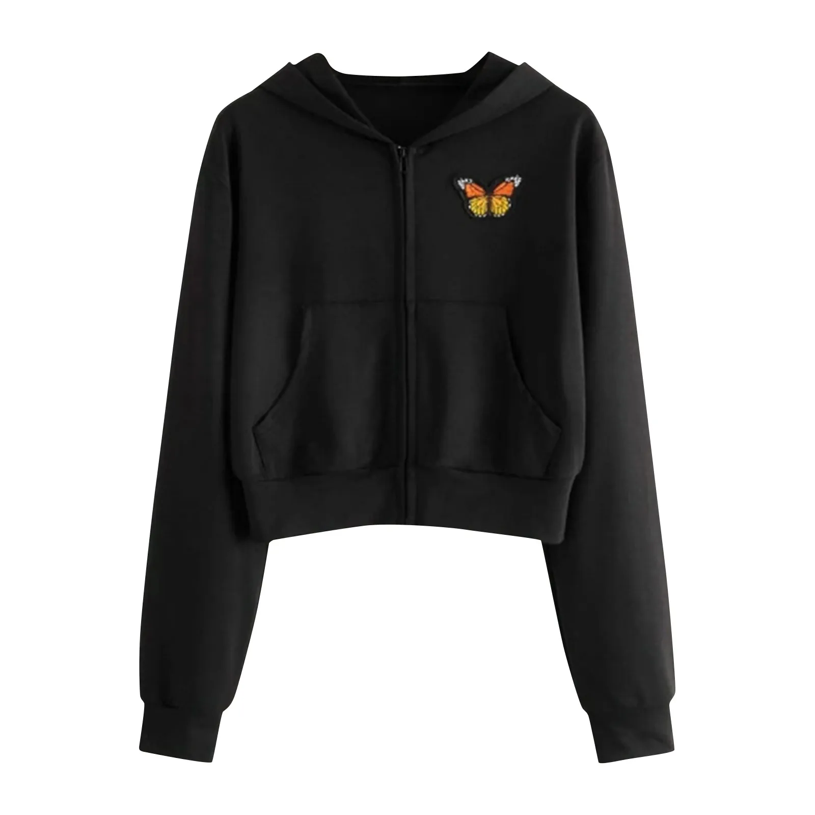 Drawstring Sweatshirt Hoodies Fashion Women Zip Autumn And Winter Long S... - $83.59