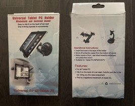 new Universal Tablet PC Holder Windshield and backrest mount Back Seat Clip - $12.77