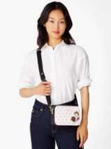 Kate Spade Disney Beauty and The Beast White Crossbody Bag KE656 NWT $329 Retail - £82.20 GBP