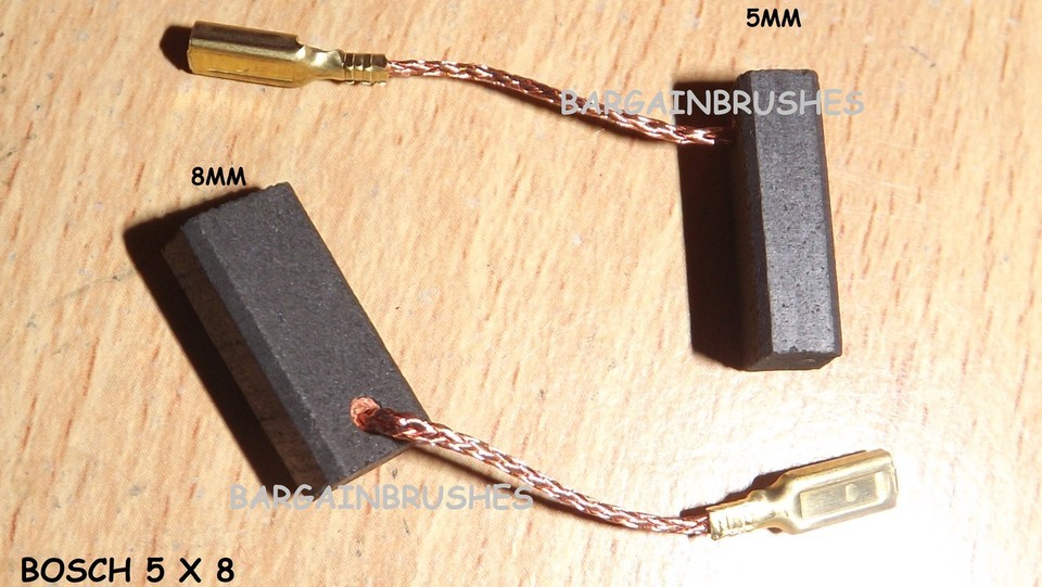 CARBON BRUSHES TO FIT BOSCH 2604320908 2604320912 2604320910 GNA 3.5 GSC 2.8 D1 Item image 2