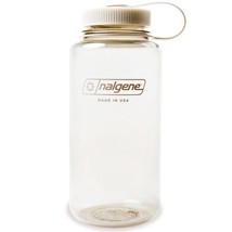 Nalgene Sustain 32oz Wide Mouth Bottle (Cotton) Recycled Reusable - $15.78