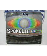 Nite Ize SPOKE LIT Wheel Bicycle BIKE LED Light Rainbow Cycling Safety Disc - $22.76