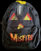 New Misfits Back Pack Pumpkin Punk Rock Backpack School Officially Licensed - £39.86 GBP
