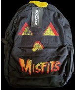 New Misfits Back Pack Pumpkin Punk Rock Backpack School Officially Licensed - £39.30 GBP