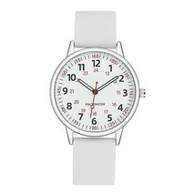 IBSO Women Watch for Nurse Easy to Read Dial Wristwatches Silicone Band ... - $22.26