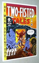 Original vintage EC Comics Two-Fisted Tales 22 US Army war cover poster:... - $27.03