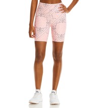 Aqua Women&#39;s High Rise Biker Shorts Pink B4HP - £15.65 GBP