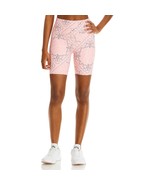 Aqua Women&#39;s High Rise Biker Shorts Pink B4HP - $18.95