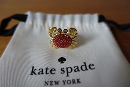 Kate Spade Shore Thing Pave Crab Ring Multicolor. Size 6. New - £40.20 GBP