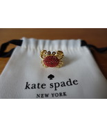 KATE SPADE SHORE THING PAVE CRAB RING MULTICOLOR. SIZE 6. NEW - £40.05 GBP