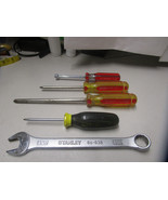 STANLEY 86-838 11/16&quot; COMBINATION WRENCH Nut Driver 3 Screwdrivers - $11.99