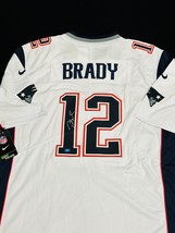 Tom Brady Signed New England Patriots NFL Football Jersey COA - £298.41 GBP