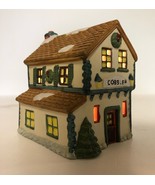 Santa&#39;s Best Cobbler Lighted Porcelain Building Christmas Cord No Box Ho... - $17.82