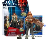 Year 2012 Star Wars Movie Heroes 4 Inch Figure - JAR JAR BINKS MH13 with... - £27.56 GBP