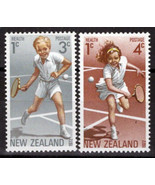 ZAYIX New Zealand B85-B86 MNH Semi-Postal Sports Tennis Children 090722S76 - £1.18 GBP