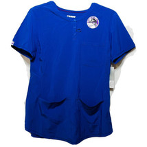 Womens XS Royal Blue Scrub Top Supreme V Neck Scrubstar  Electric Blue - £13.62 GBP