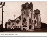 First Methodist Episcopal Church Spokane Washington WA UNP DB Postcard P19 - $3.91