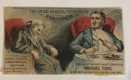 Parker’s Tonic Victorian Trade Card Quack Medicine VTC 5 - $7.91