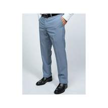 Mens DKNY 100% Wool Two Button Notch Lapel Slim fit Shark Texture 1393 Sky Blue image 10