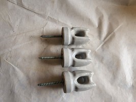  Large Screw-In Insulator for Wooden Post, Porcelain - $29.99