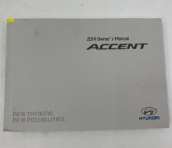 2014 Hyundai Accent Owners Manual Handbook OEM A01B34036 - $22.49