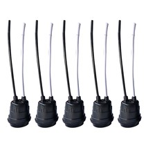 Icc Lite Waterproof Black Pigtail Lamp Socket (5 Pack 14Awg) - £14.91 GBP