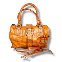 Madi Claire Genuine Leather Tooled Western Patricia Nash Style Satchel B... - $69.95