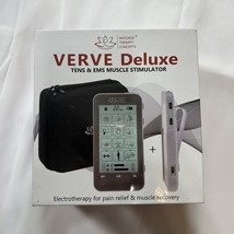 Verve Deluxe Dual Channel TENS &amp; EMS Therapy Device 12 Modes 20 Intensit... - $69.93